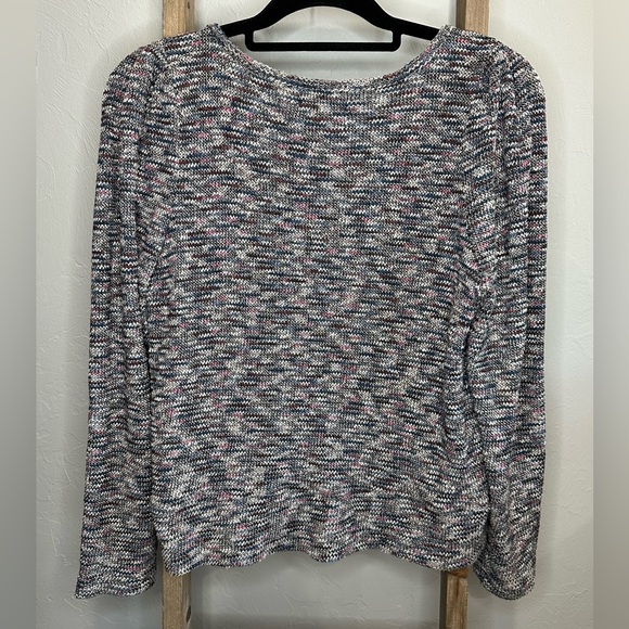 Madewell Multicolored Speckled Woven Lightweight Sweater Top Medium - Picture 6 of 7